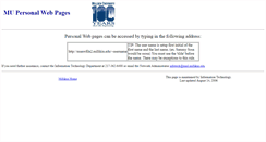 Desktop Screenshot of munwfile2.millikin.edu